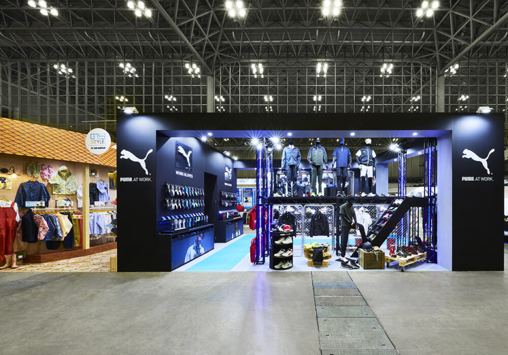 展示会ブース事例(PUMA-正面)｜デザイン事務所＆A