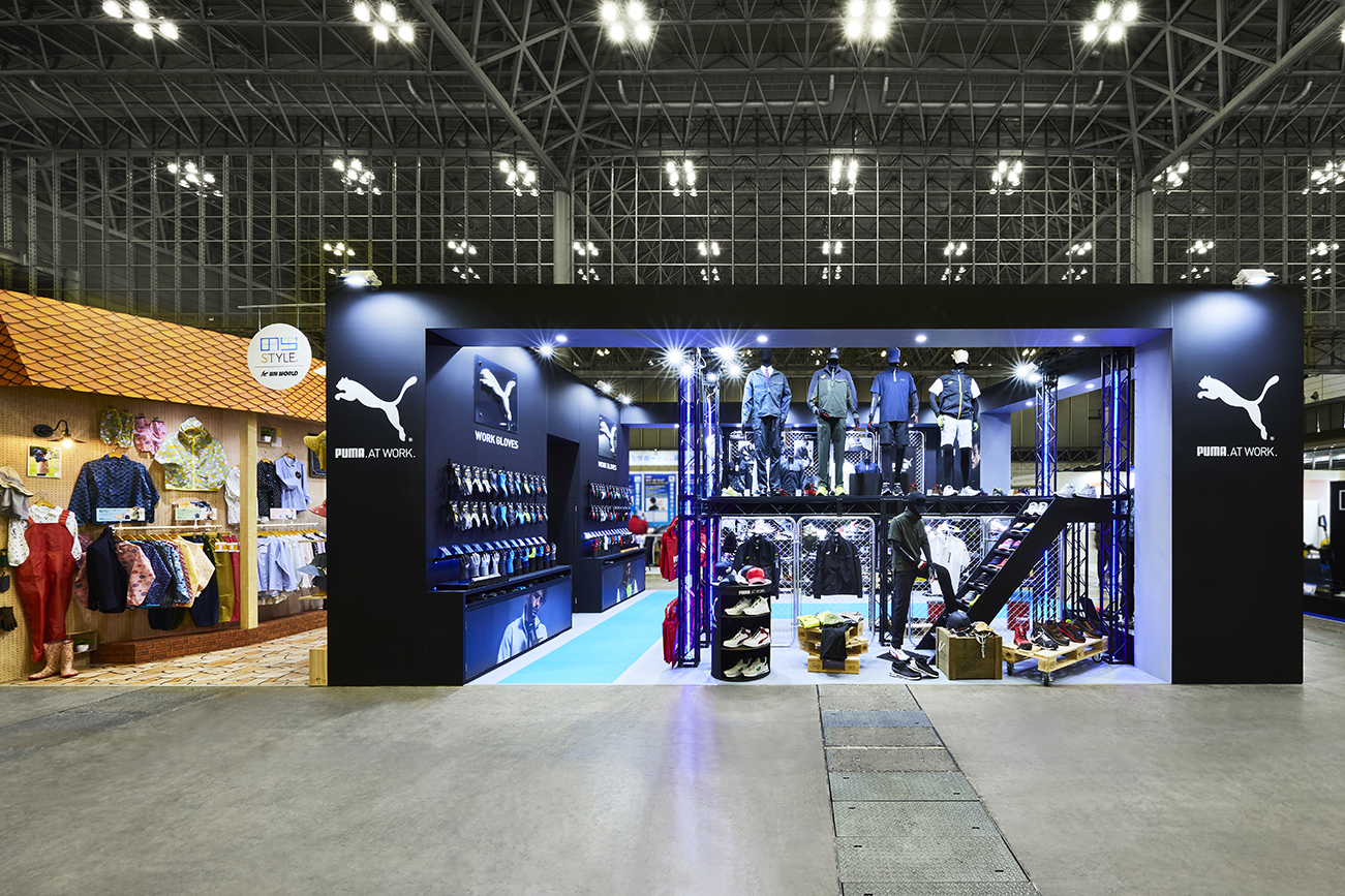 展示会ブース事例(PUMA-正面)｜デザイン事務所＆A