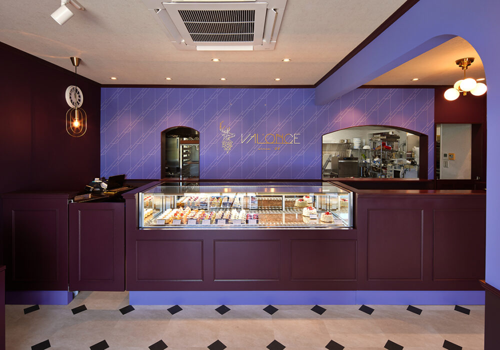 内装デザインの事例(ケーキ屋)｜和歌山・東京デザイン事務所＆A