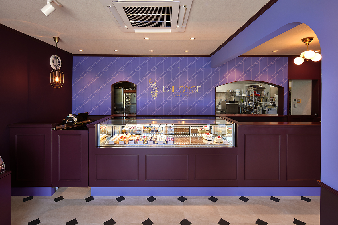 内装デザインの事例(ケーキ屋)｜和歌山・東京デザイン事務所＆A