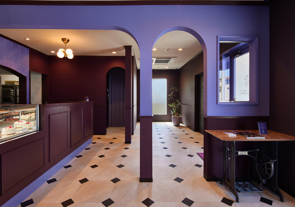 店舗デザインの事例(ケーキ屋内装)｜和歌山・東京デザイン事務所＆A