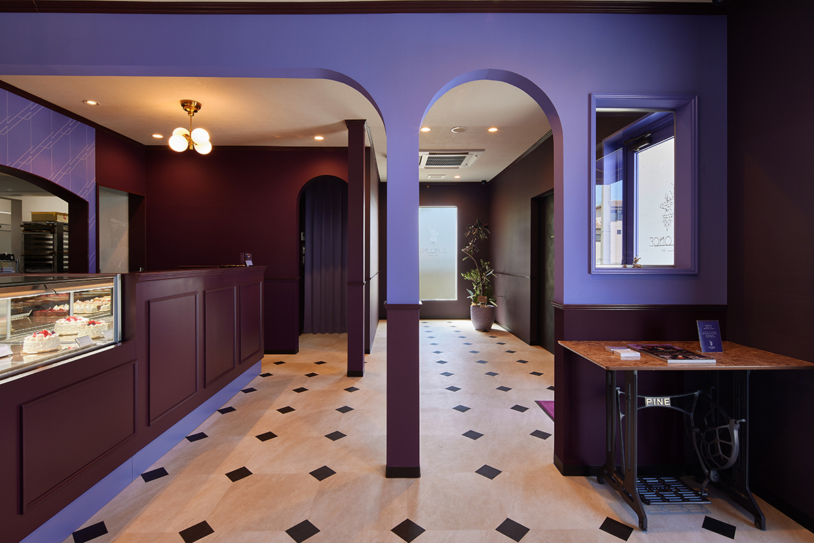 店舗デザインの事例(ケーキ屋内装)｜和歌山・東京デザイン事務所＆A