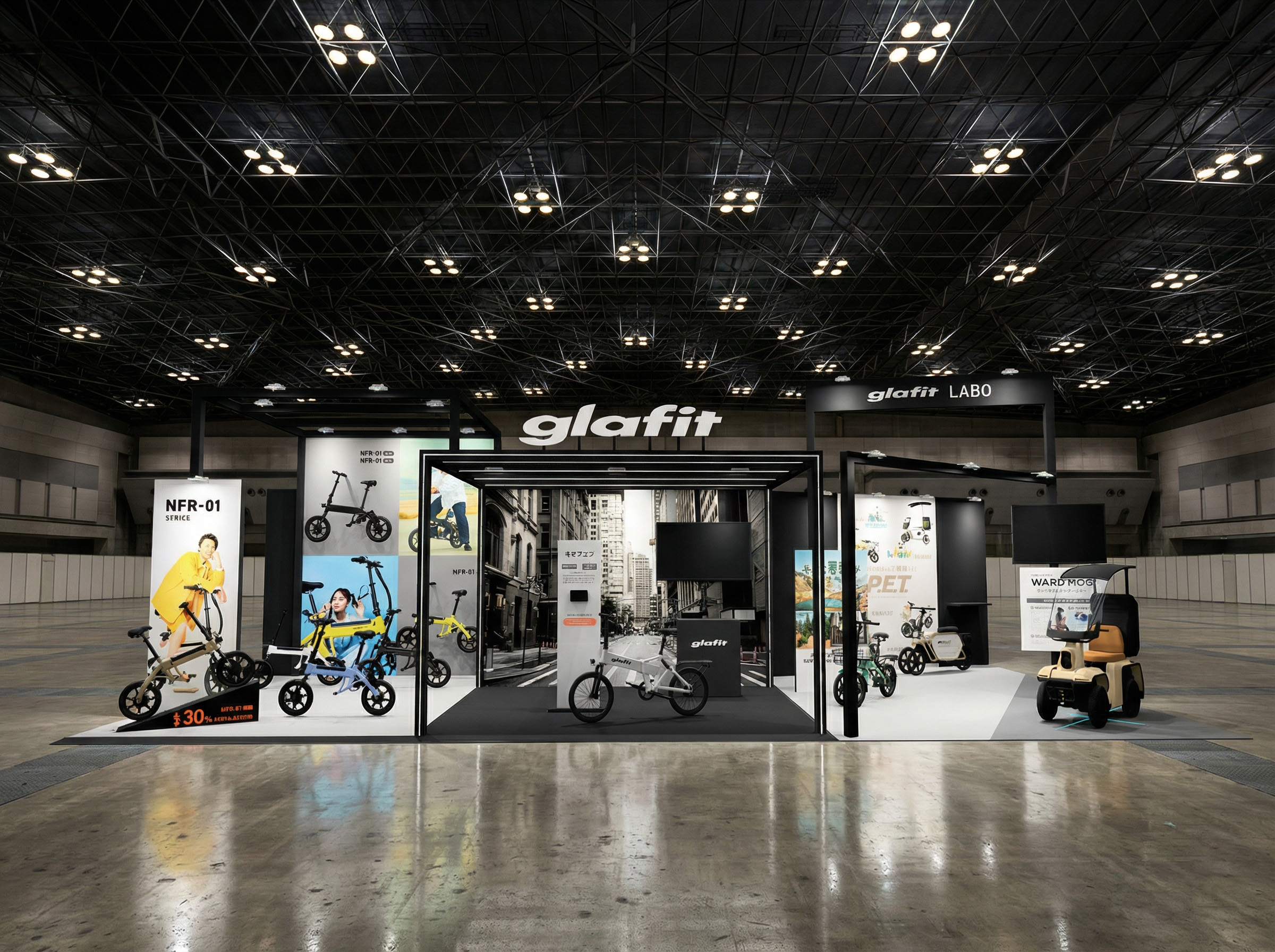 JMS2025展示会ブースの3Dパース｜デザイン事務所＆A